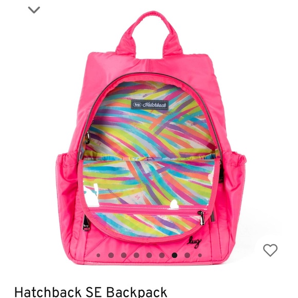 Lug Hatchback SE, Magenta, NWT - Picture 9 of 12